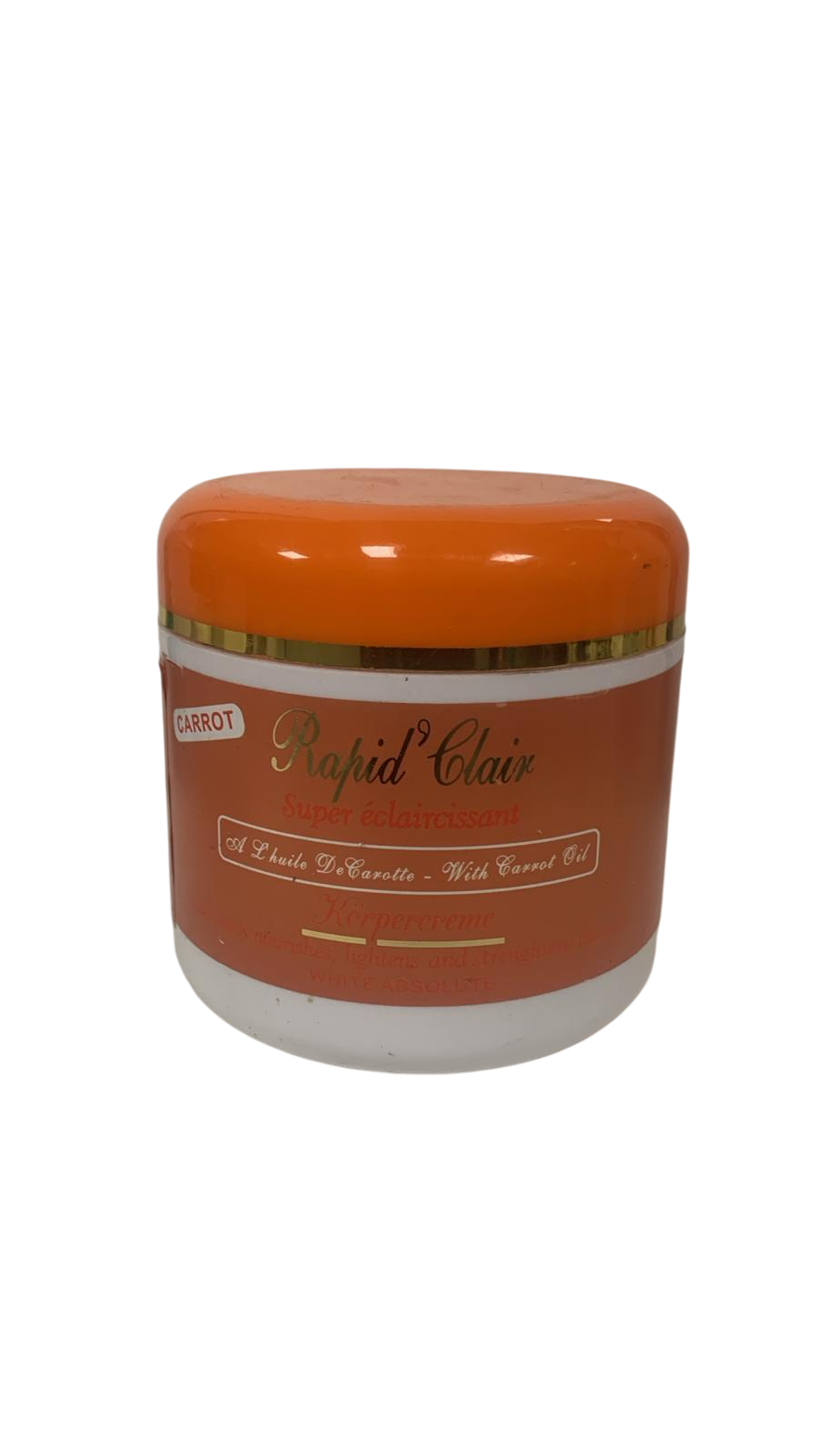 Carrot Rapid Clair Super Eclaircissant Body Cream 500 ml