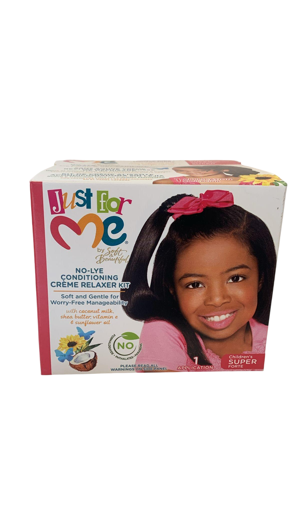 Just For Me No-Lye Conditioning Relaxer Kit for Children Super