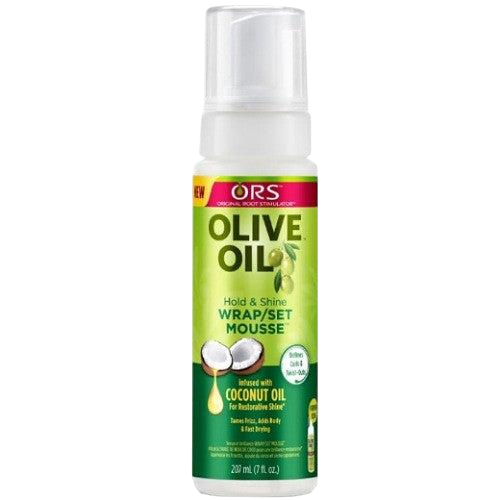 Ors Olive Oil Hold & Shine Wrap/set Mousse (Coconut oil) 207ml