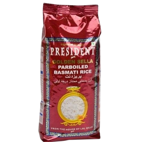 President Basmati Rice (Golden Sella Parboiled Basmati) 1kg