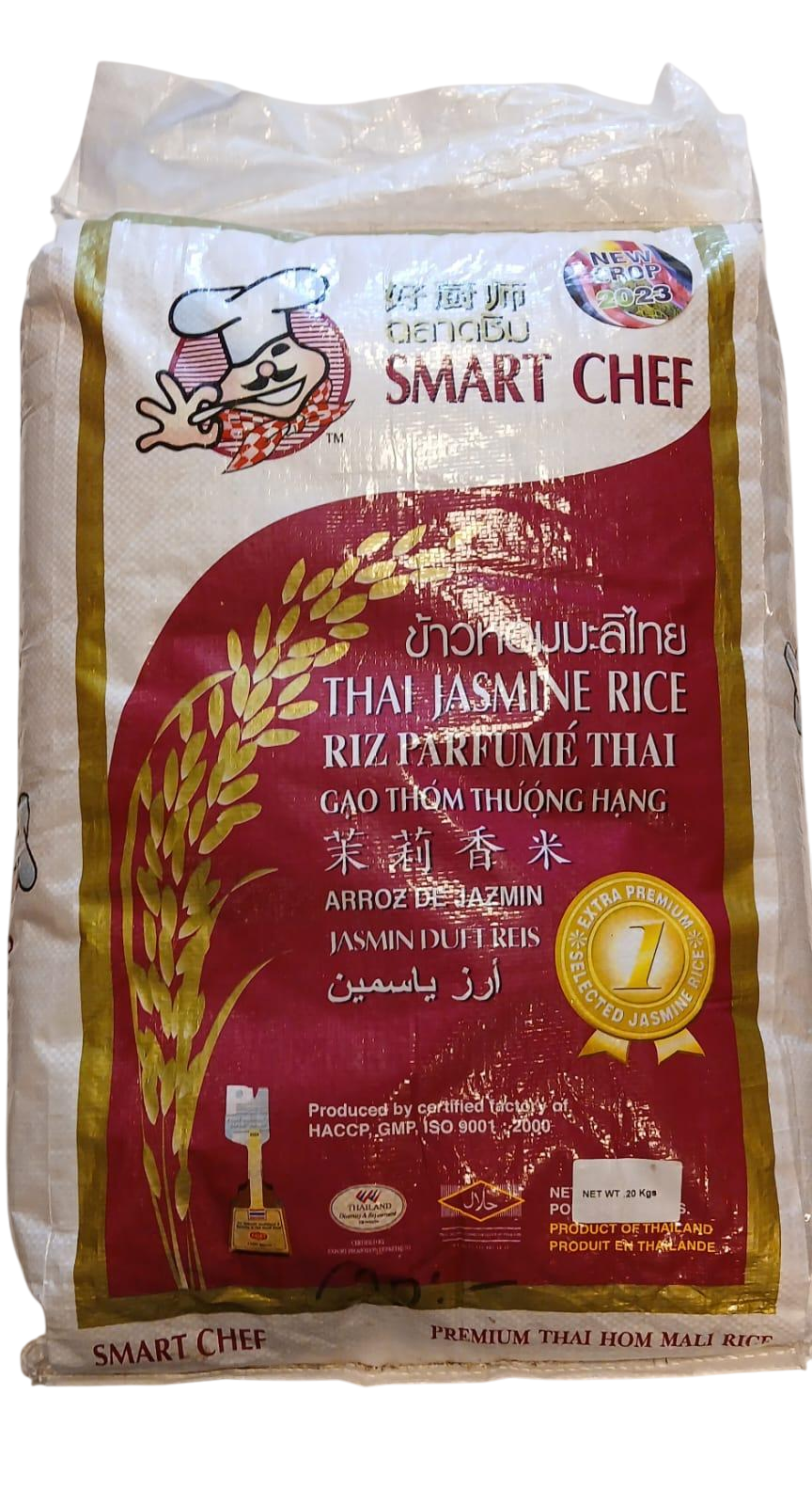 Smart chef jasmine rice 20 kg