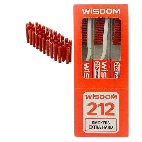 Wisdom Toothbrush (212 Smokers Extra Hard) 1 piece
