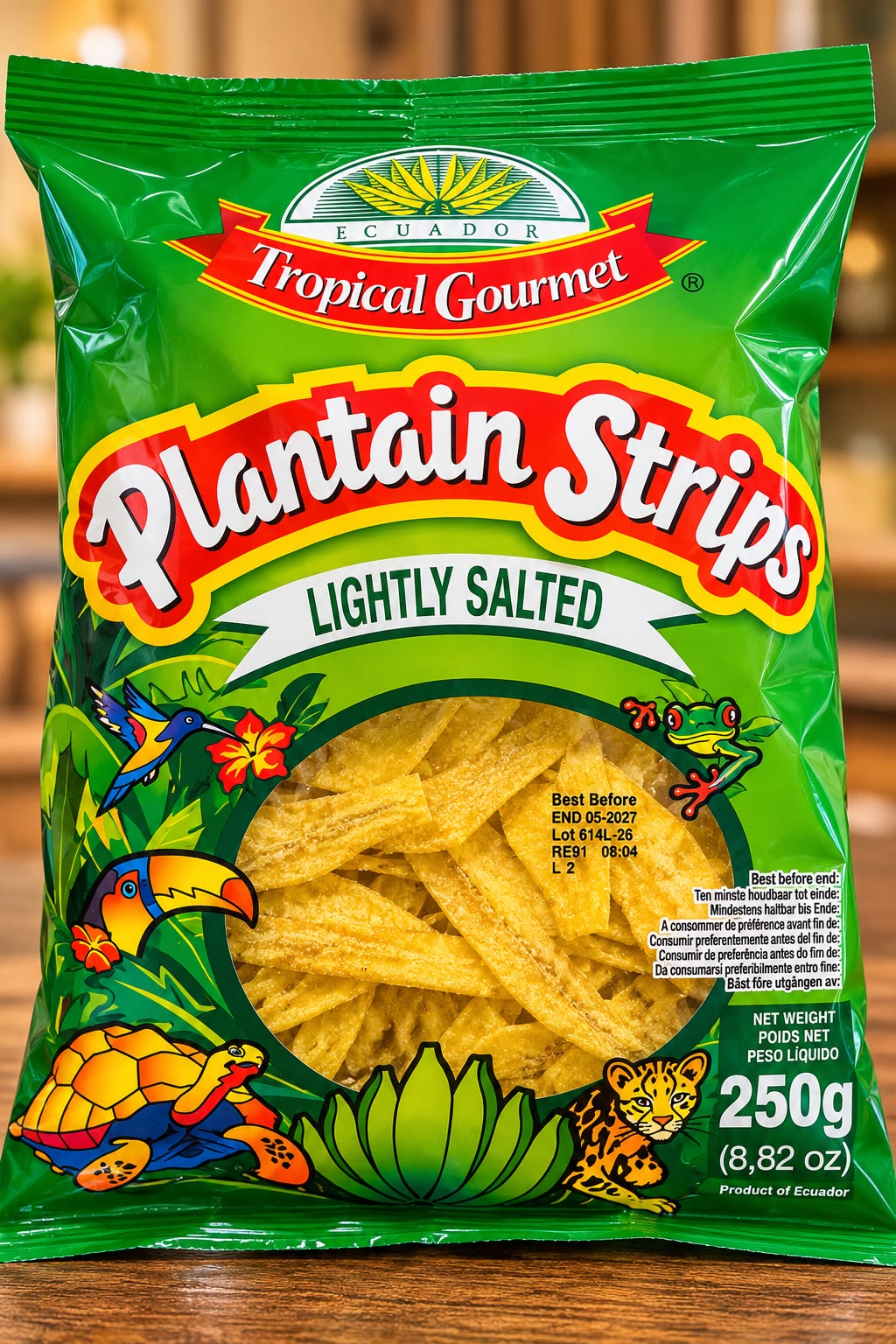 Plantain chips & other snacks