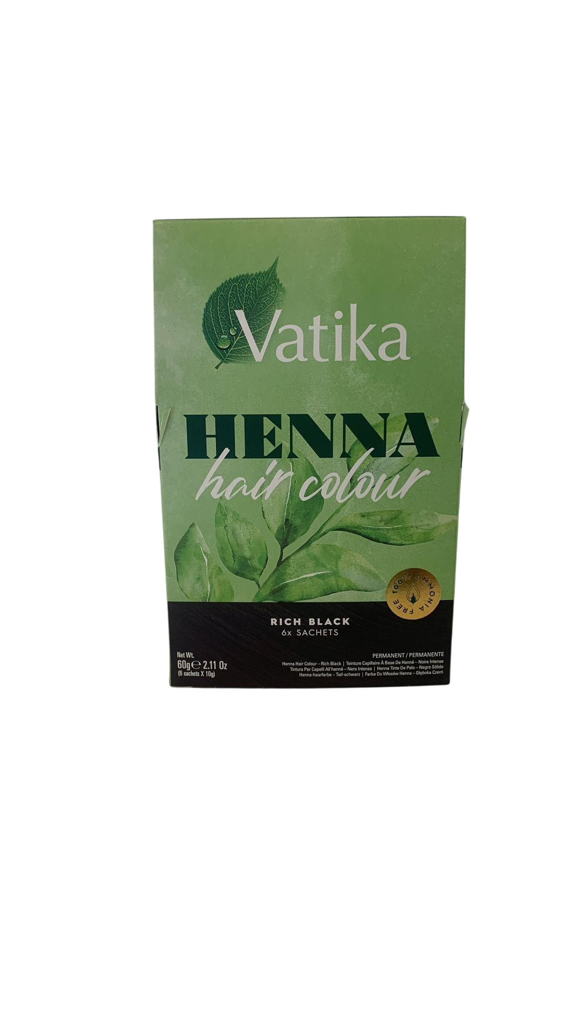 Vatika Henna Hair Colour 6 Sachets 80 g
