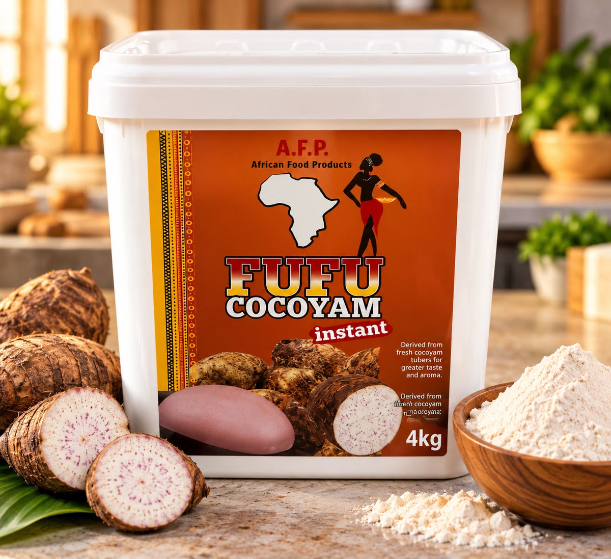 AFP cocoyam fufu 4kg