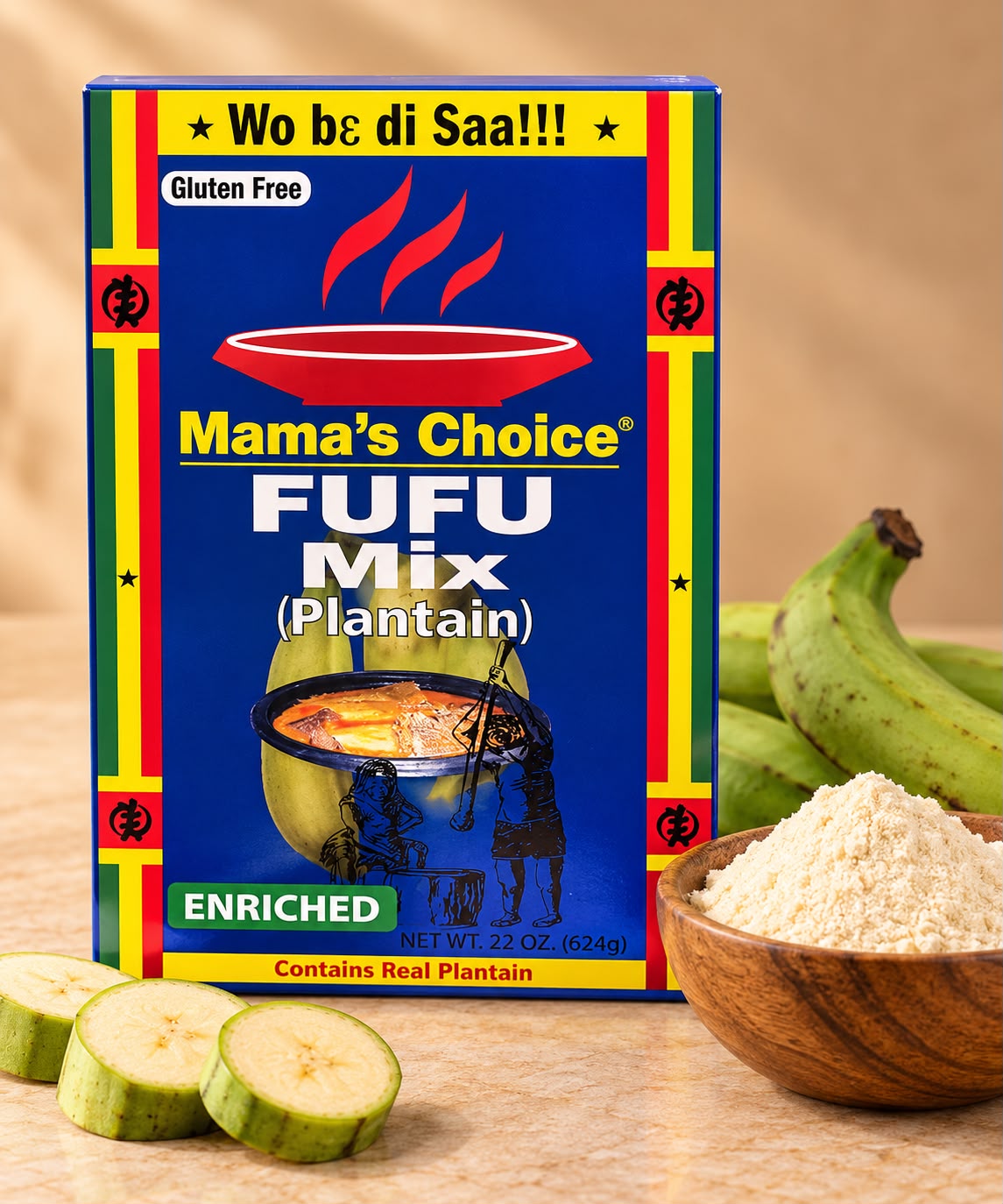 Mammas choice fufu mix 624 g