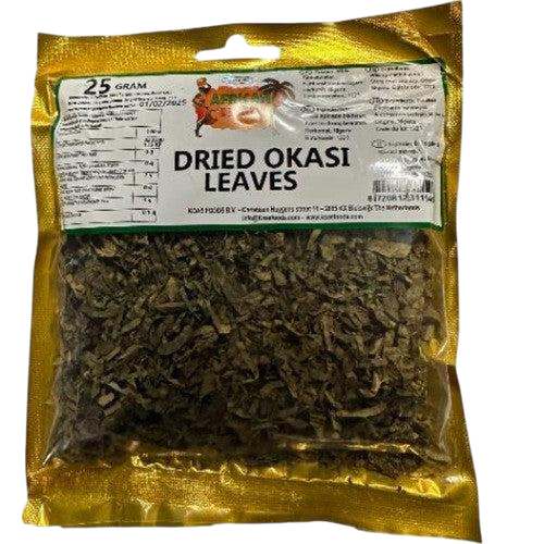 Torkade Okasi-blad 25 g