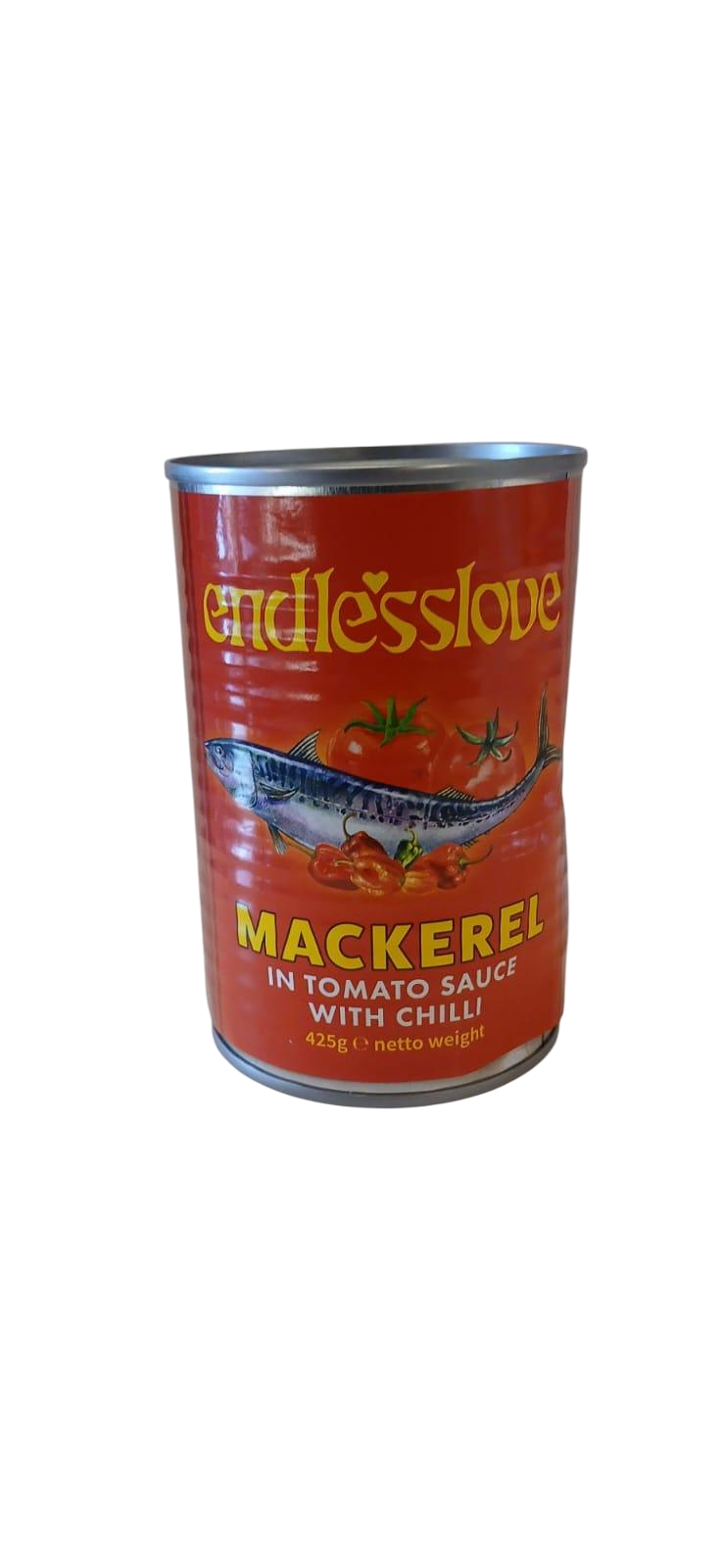 Endlesslove Mackerel in Tomato Sauce with Chilli 425 g Can