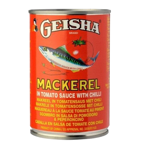 Geisha Mackerel In Tomato Sauce With Chilli 425g