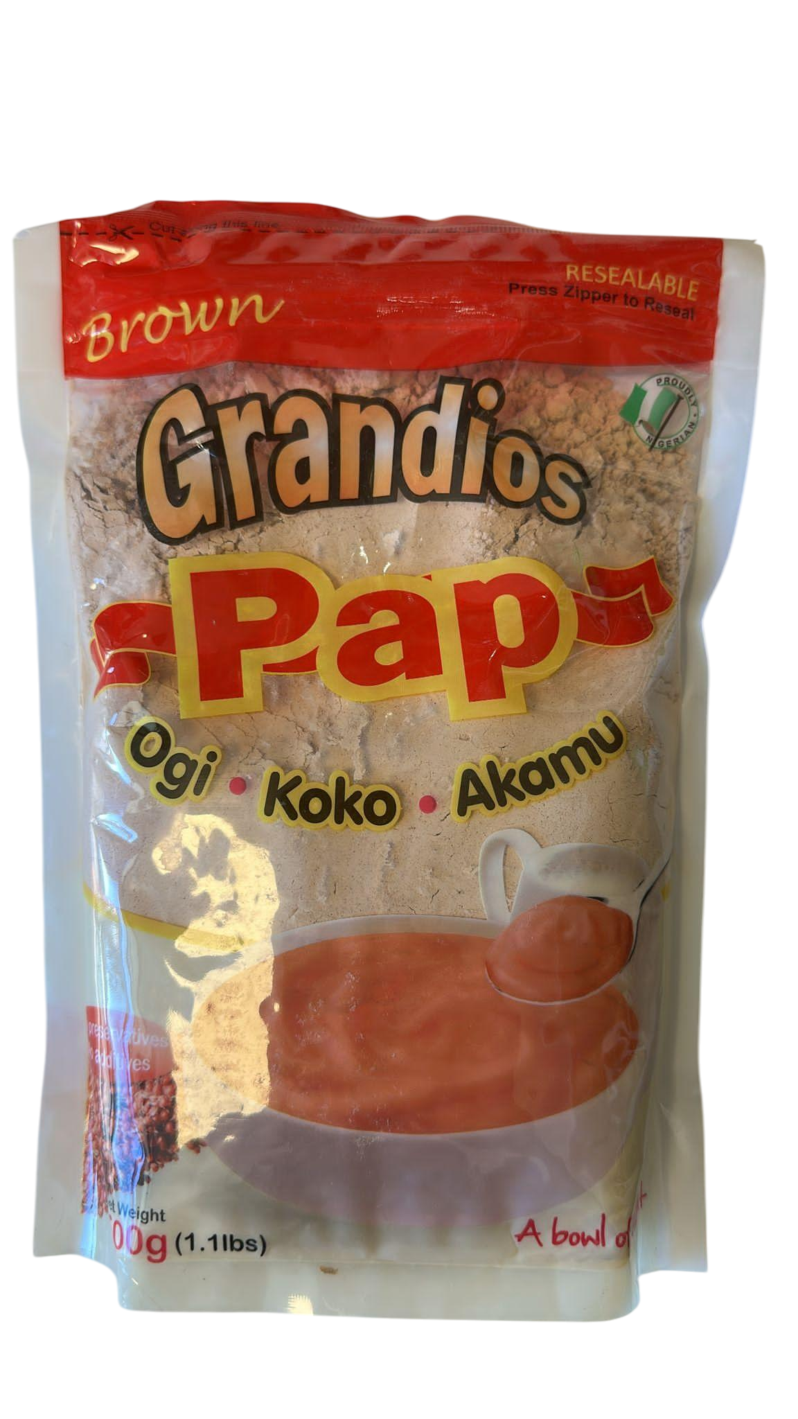 Grandios Pap Brown 500g