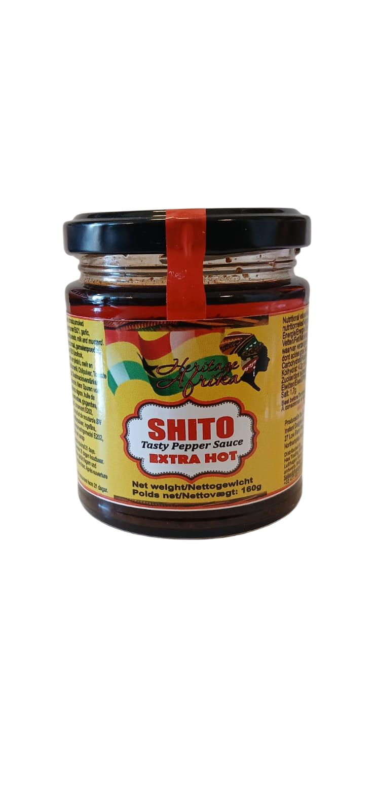Heritage Afrika Shito Tasty Pepper Sauce Extra Hot 160 g