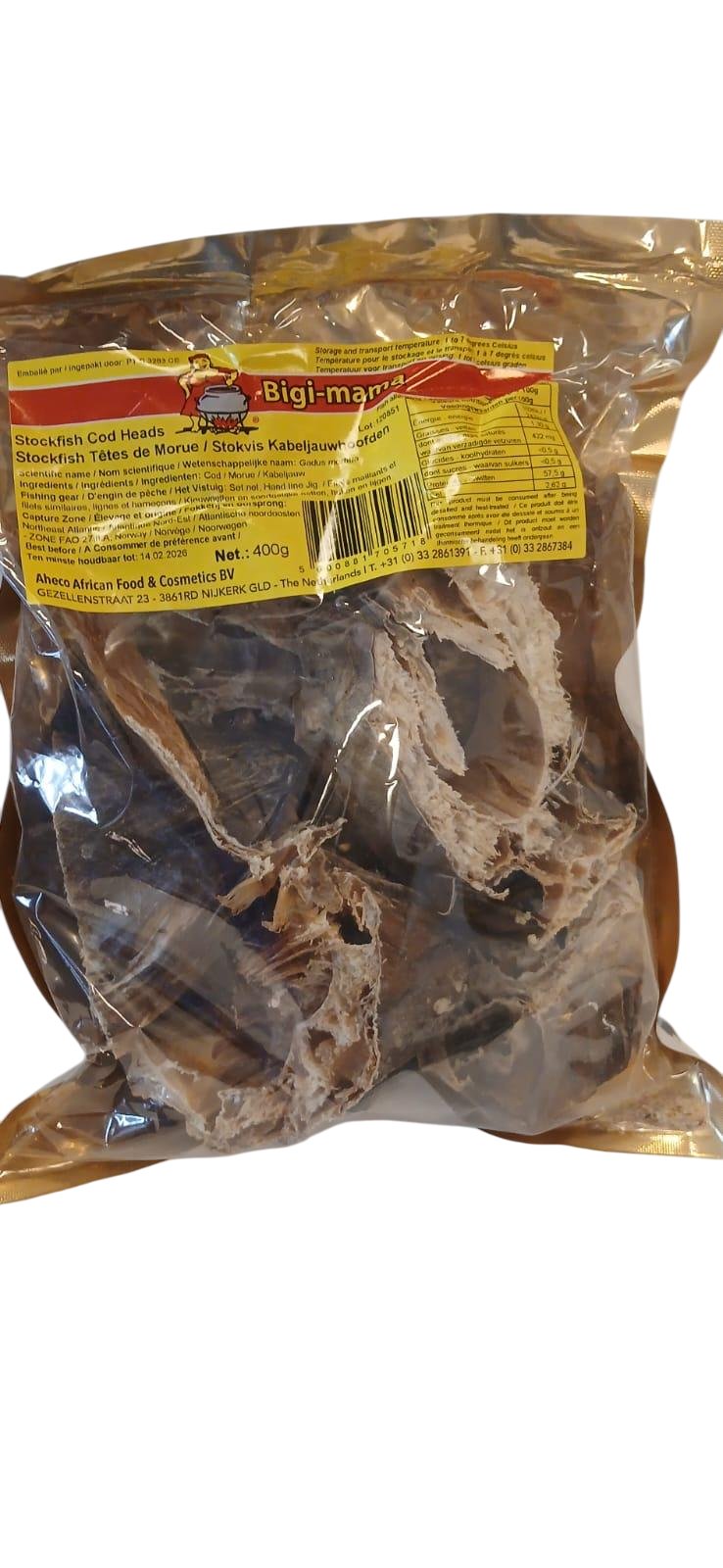 Stock fish head 400g