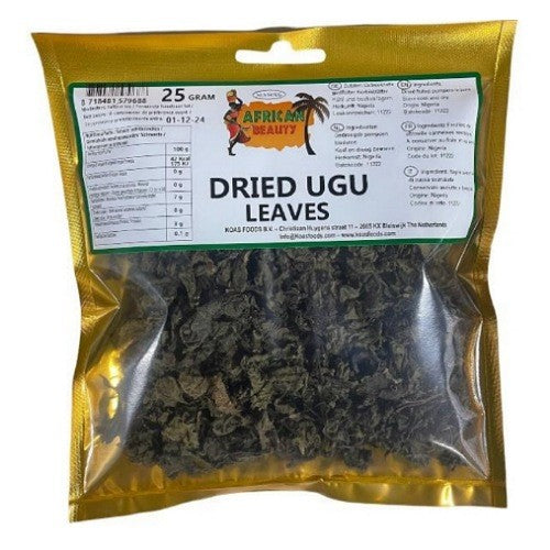 Ugu Leaves Dried 25g