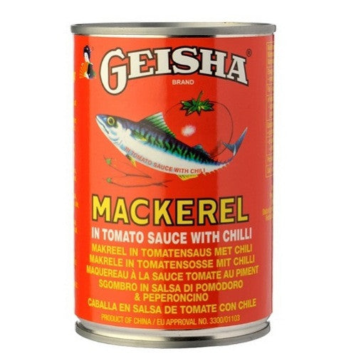 Geisha Mackerel In Tomato Sauce With Chilli 425g