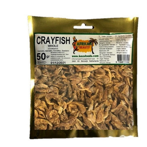 Crayfish Whole Dried (African Beauty) 50g