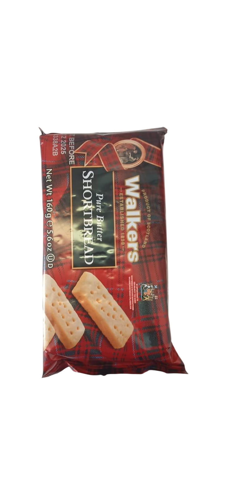 Walkers Pure Butter Shortbread 160g